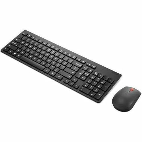 Lenovo Essential Wireless Combo Tastiera & Mouse Gen2 Nero-US_English