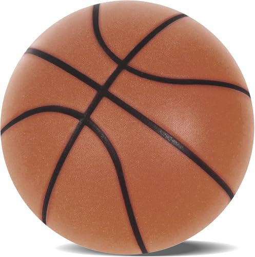 Xiangqianzou Silent Basketball,2026Upgrade Dribble Dream (24 cm/9,4 Zoll) Lautlose Basketball,hochdichter Schaumstoffball Für Das Training im Raum,Lightweight Training Ball