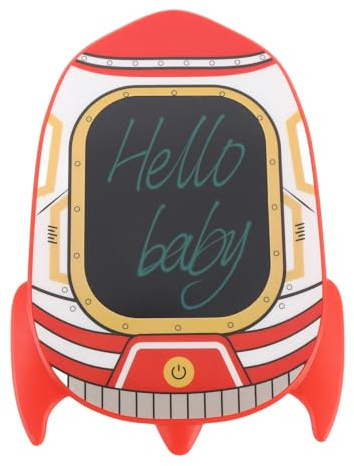 Leftwei Almohadilla de Escritura Electrónica Tableta de Dibujo LCD con Temática de Dibujos Animados de 6,5 Pulgadas para Niños Pequeños Regalos de Cumpleaños Rojo