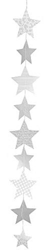 Räder X-Mas Paper Stars Kette mit Druck 100 cm