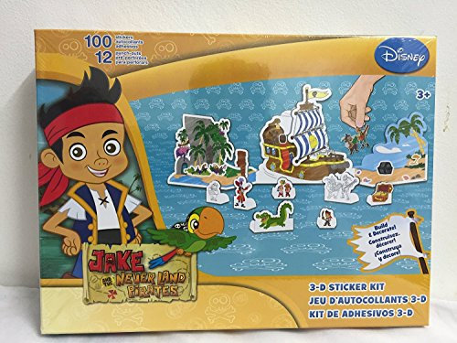 Disney Jake and the Never Land Pirates 3-d Sticker Kit