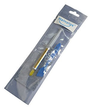 Halnziye HY610 Gold 2g Thermal Grease Paste with Spreader for CPU Heat Transfers