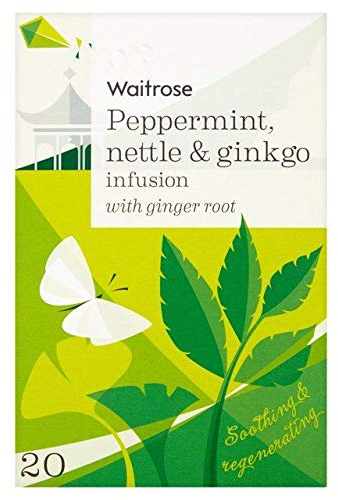 Waitrose Love Life Peppermint, Nettle & Ginkgo Tea Bags 30g
