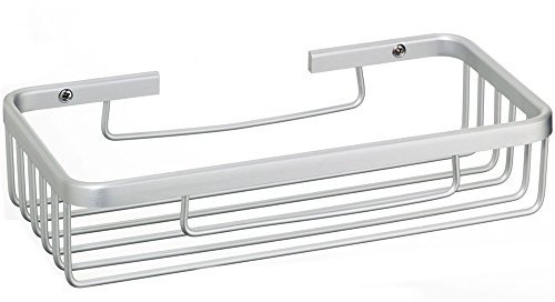 Kela Korb Abramo 13x26x6cm aus Aluminium in weiß, 26 x 13 x 6 cm