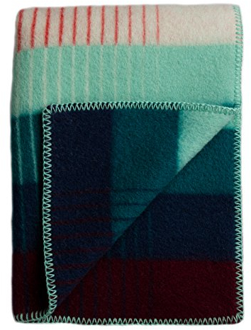 RØROS TWEED - Asmund Gradient - Wolldecke aus norwegischer Lammwolle - Design von Kristine Five Melvær - Deckenmaße: 135 x 200 cm