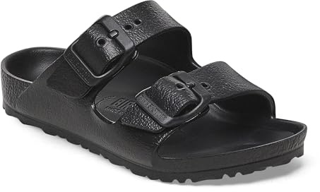 Birkenstock Kids Arizona 555123, Unisex-Kinder Pantoletten, Schwarz (Black), 27 EU (9 UK)