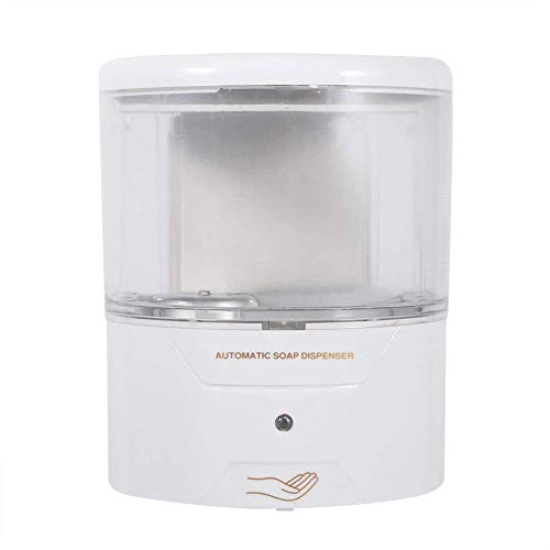 Yosoo Automatischer Seifenspender 600 ml Smart Sensor Hände frei Auto Seife Berührungslose Sensor Automatik Shampoo Spender für Bad Küche Büro