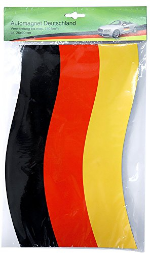 Diverse 2 x Magnetfahne Deutschland Fahne 30x20cm Automagnet Flagge WM EM Fanartikel