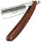 Rasiermesser mit Rot HolzGriff Premium Rasiermesser Set für Einsteiger & Fortgeschrittene - Hochwertige Luxus Rasiermesser aus Edelstahl Rasiermesser mit