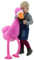 Sweety Toys 10974 Flamingo rosa Plüsch 100 cm, Pink