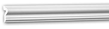 PRO[f]home® - Panel Moulding 651301 Dado Rail Decorative Moulding Frieze Moulding Neo-Classicism Style White 2 m Profhome