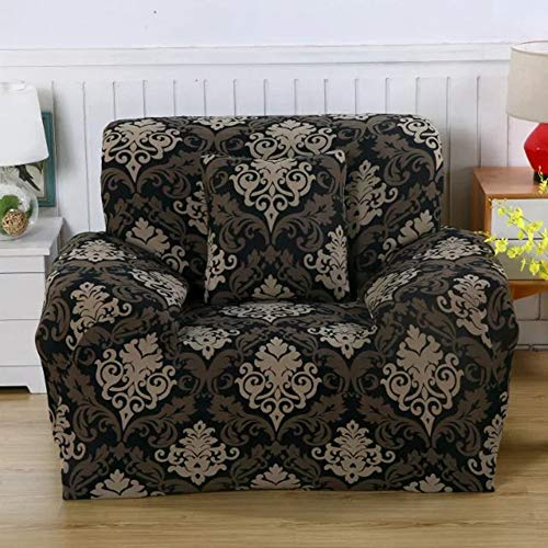 Elastisch Sofa Überwürfe Sofabezug, Morbuy Ecksofa L Form Stretch Antirutsch Armlehnen Sofahusse Sofa Abdeckung Hussen für Sofa Couchbezug Sesselbezug (4 Sitzer,Barock)