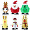 Toyvian 6 Stücke Aufziehspielzeug Rentier Pinguin Schneemann Weihnachtsmann Figur Aufziehfigur Weihnachten Deko Figuren Uhrwerk Spielzeug für Baby Kinder Lustiges Spielzeug