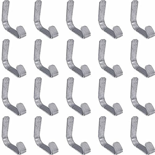 GATE Clip: 1-3/8 Chain Link Fence Gate Clip/Kennel Panel Clip Band Wrap Around Gate or Kennel Frame to Hold Chain Link Fence to Frame. 20 Pack