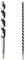 Schlangenbohrer, Holzbohrer, Holzspiralbohrer, Bohrer Typ Lewis, langer Balkenbohrer, Spiralbohrer (10 x 230 mm)