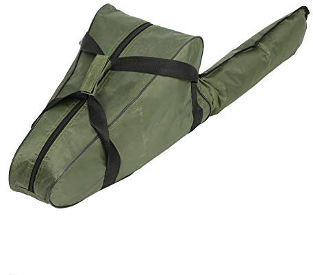 Liukouu Verschleißfeste tragbare Tasche Tragetasche Kit Tasche, Kettensägenaufbewahrung, Schutz für Kettensäge für Holzfäller für Zuhause (Armeegrün, 55,9 cm)