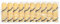 HARDY WORKING TOOLS 10x Malerwalze 10cm, Florhöhe 9mm, Durchmesse 15mm, Farbrolle, Malerrolle, Farbwalze, gelb-weiß
