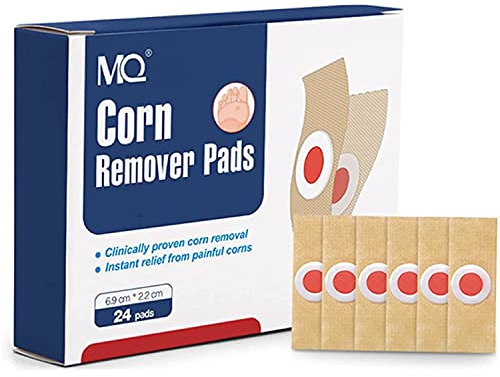 Mais-Entferner-Pads, MQ Hühneraugen Enpflaster Pflaster, Corn Remover Pads, Druckschutzpflaster zur Behandlung bei Hühneraugen Zur Schmerzlinderung Hühneraugen und Schutz gegen Reibung
