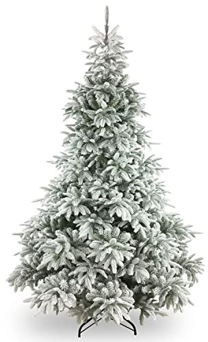 artplants.de Kunst Weihnachtsbaum Toronto Speed, beschneit, 150 cm, Ø 100 cm - Kunst Tannenbaum