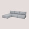 SKLUM Modulares 3-teiliges Sofa mit Fußstütze Kata