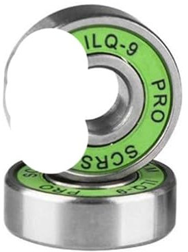 10 Stück ILQ-9 608 Inline-Rollschuh-Radlager 608 RS Anti-Rost-Skateboard-Kugellager für Roller Longboards-Italien, 10 Stück, grün