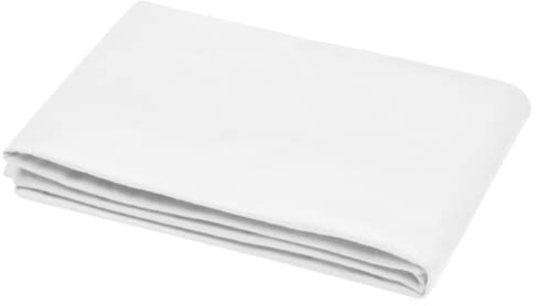 STOF - Housse de Couette -Taille 240x220 cm - 100% Coton certifié Oeko-Tex - Couleur Blanc -Modèle Eden - Linge de Lit pour Maison - Idéal lit Double Queen Size ou Standard - 2 Personnes