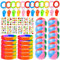 Funmo 48 Stück Strand Party Mitgebsel Kinder Geburtstag Party Favor Mitgebsel Mix Seifenblasen Sonnenbrille Trillerpfeife Beach Balls Pool Party Spielzeug Sommer Party Mitgebsel Party Give Aways