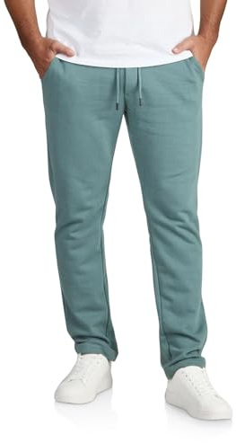 riverso Jogginghose Herren Baumwolle lang Regular Fit RIVGuido Sporthose Trainingshose Freizeithose Rot XL, Größe:XL, Farbe:Turbid Blue