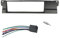 EUPLI One DIN -Faszien Für BMW 3 Serie E46 Radio CD DVD Stereo Panel Dash Trimmkit Surround -Rahmenplatte + Antennenadapter