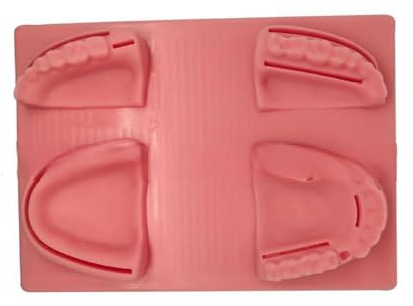 Nahtpolster mit 4 typischen Silikon-Naht-Pads für Krankenschwester, Zahnarzt, Naht-Training, Bildung, nur Nähpad, chirurgische Naht, Praxis, Hautpads, Nähen, Übungspad, Nähen, Haut