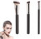 ZXCHOME 3 Pièces Pinceaux Maquillage Pinceau Fond de Teint Pinceau Correcteur avec Fibre Synthétique Souple pour fond De Teint Mélange Poudre pour Le Visage Blush Concealers Ombres à Paupières