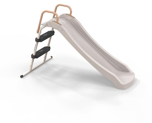 EXIT Toys My First Toboggan - Toboggan pour Tout-Petits - Adapté pour l'Intérieur et l'Extérieur - Structure en Acier - Inoxydable - Léger - Longue Durée de Vie - 119x64x76cm - Couleurs Pastel