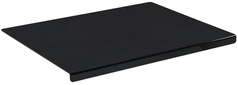 Planche À Découper En Acrylique – Planches À Découper De Fruits Antidérapantes, Housse De Protection Pour Plan De Travail | Planche À Découper Noire Avec Sous-main Rectangulaire Réutilisable À Contre-