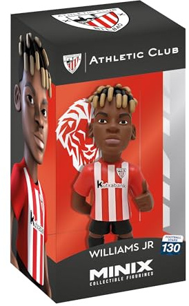 MINIX - Football Stars #130 – Athletic Bilbao- Nico Williams Junior 11 – Sammelfigur, 12 cm