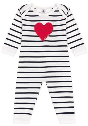 Petit Bateau Unisex Baby Gut schlafen ohne Füße