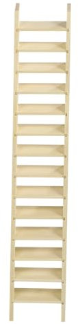KICHOUSE Wooden Miniature Ladders Miniature Ladder Decor Mini Ladder Decor Decoration Tiny Dollhouse Miniature Step Ladder Doll House Ladder Model Landscape Ladder Mini House Ladder Vintage
