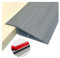 Übergangsprofil Selbstklebend, 100x 7/7.2cm PVC Boden-Leiste, Abschluss Anpassungsprofil, Abdeckleiste Für Fliesen, Holz, Laminat, Höhenausgleich 1.1-1.5cm/1.6-2cm(Gray Wood Grain,7 * 100cm)