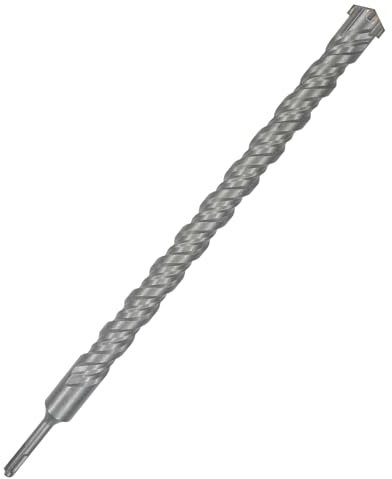 FINEUNAN Broca SDS Plus de 32 x 460 mm, SDS para hormigón, ladrillo, cemento, piedra, con 4 cortes, vástago SDS Plus apto para martillo perforador