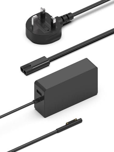 MJXYXCDH 65W Surface Pro Charger,Microsoft Surface Laptop Charger Compatible with Surface Pro 3 4 5 6 7 8 9 X,Microsoft Surface Laptop 3 2 1,Surface Go 1 2 3,Surface Book