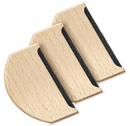 Zwenjuan Holz Fuzz Shaver,3 Stück Anti Pilling Kamm Portable Lint Remover Wollkamm Fusselkamm Clothes Lint Remover Für Wolle Kaschmir Und Weitere Stoffe,Kleidung,Matratzen Und Tierhaare Zu Entfernen