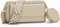 Snmoec sac telephone portable femme pochette telephone portable sacs bandoulière femme Avec porte-monnaie et fente pour carte petit sac a main kaki clair