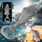 LKKCHER Barsch Flaschenöffner Fisch, Angler Geschenk, Geschenkidee Angel Zubehör, Fisch Deko Geschenke für Angler Männer,Vatertagsgeschenk Geburtstagsgeschenk für Angler Papa Opa Angler Vater,Silber
