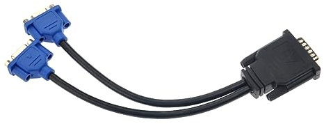 EXCEART Câble Adaptateur Vga Femelles Répartiteur pour Moniteurs et Projeteurs Noir