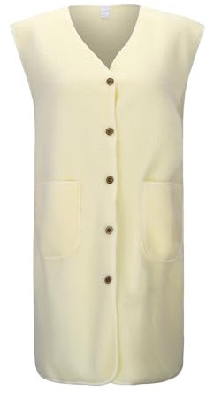 Gilet di pelliccia gilet in pile da donna, maglione caldo e spesso, capispalla comodo da sovrapporre per tempo freddo miles morales costume, bianco, XX-Large