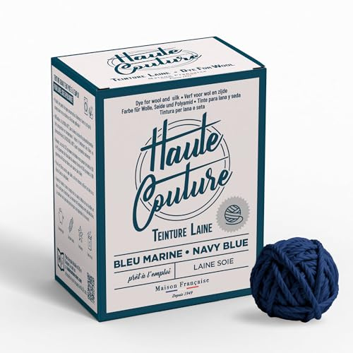 Spezielles Woll-Textilfarbe Intensivschwarz – Haute Couture – 300 g All-in-One – Handfärbung – Wolle & Seide – Farbe für Kleidung & Stoffe - Oeko-Tex-zertifiziert