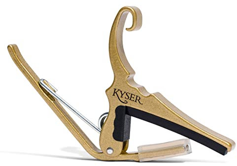 Kyser Quick-Change Capo for 6-string acoustic guitars, Gold, KG6G