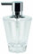 Spirella Seifenspender Max Light | mit Pumpe | Flüssigseifen-Spender | Keramik | 250ml | Langliebig und Robust | Transparent