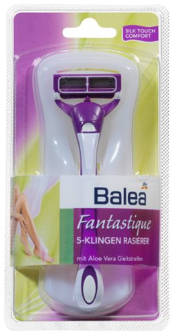 Balea 5-Klingen-Rasierer Fantastique + 1 Klinge, 1 Stück