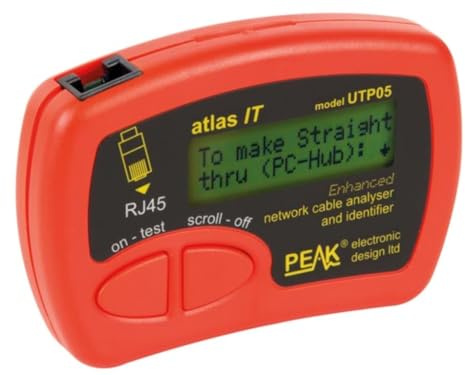 Peak Electronic Design UTP05 Atlas IT-Network Cable Analyser