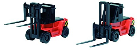 TomyTEC 035183 Forklift Truck Orange 2 Pieces 1:150 Gauge N